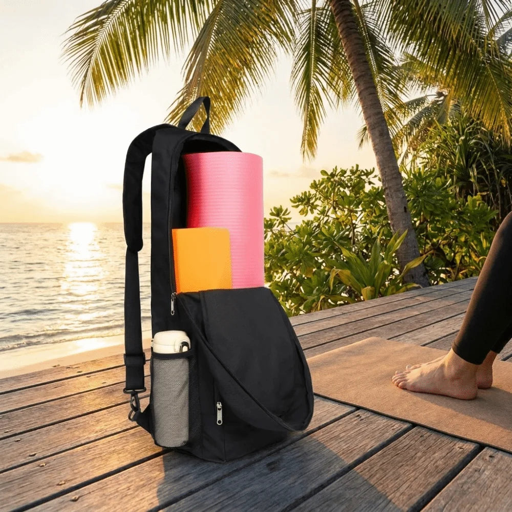 Lettvekt Vanntett Yogamattebag med Sidelomme