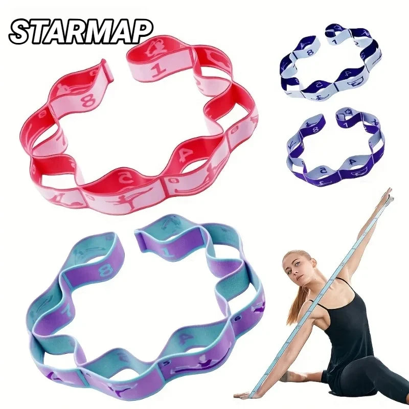 Elastisk Tøyebånd for Yoga & Pilates