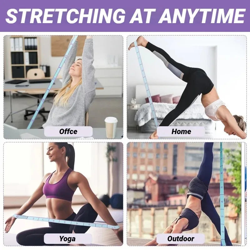 Elastisk Tøyebånd for Yoga & Pilates